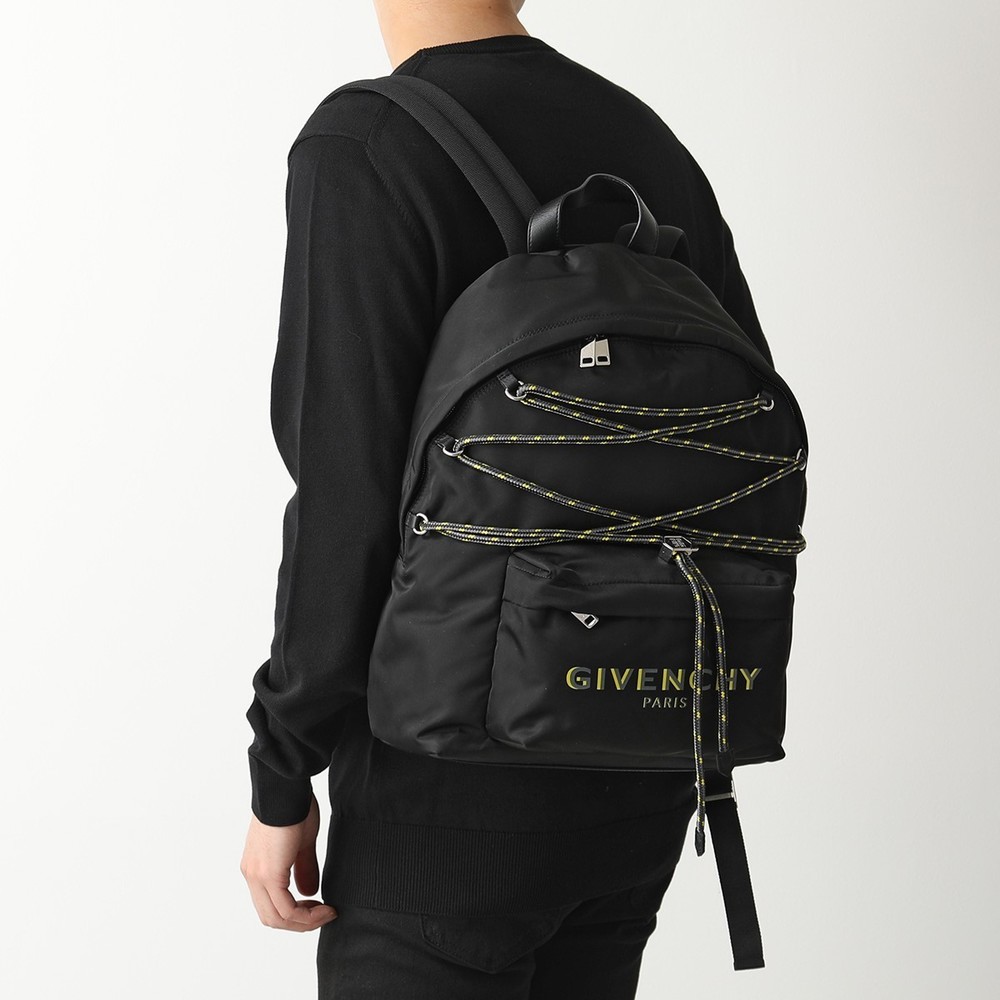 Givenchy Urb Backpack Logo Nylon Drawstring Bag B… - image 3